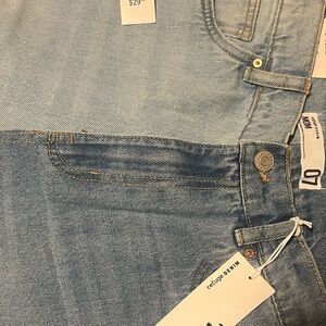 Two Toned Blue Mom Jeans